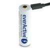 Kép 1/5 - 18650 EverActive 3.7V Li-Ion 3200mAh akkumulátor USB kábellel 7A