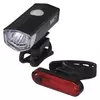 Kép 1/14 - Emos első + hátsó tölthető LED kerékpár lámpa, 90 lm