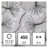 Kép 3/9 - LED fényfüzér – fürtök, nano, 8m, beltéri, hideg fehér, időzítő