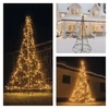 Kép 8/8 - LED karácsonyfa, 180 cm, kültérre és beltérre, meleg fehér