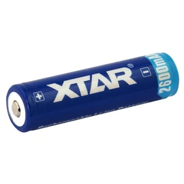 18650 XTAR Li-ion 3.6V 2600mAh akkumulátor védő elektronikával