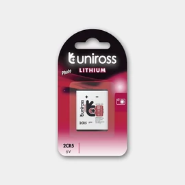 2CR5-C1 Uniross lítium fotó elem 6V bliszteres 34*17*45mm
