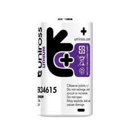 3.6V lítium D góliát elem ER34615 Uniross 19000mAh
