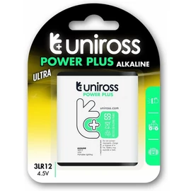 3LR12 UNIROSS alkáli lapos elem 4.5V