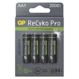AA 2000mAh GP210AAHCF-2APCEB4 Recyko Pro ceruza akku papírdobozos, fotózáshoz