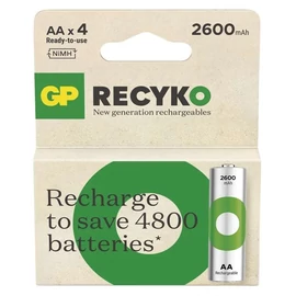 AA 2600mAh GP270AAHCER21-PP4 Recyko ceruza akku Ni-Mh