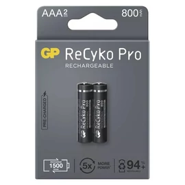 AAA 800mAh GP85AAAHCB-5EB2 Recyko Pro mikro akku papírdobozos Ni-Mh