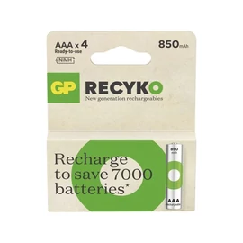 AAA 850mAh GP85AAAHCB-PP4 Recyko mikro akku Ni-Mh