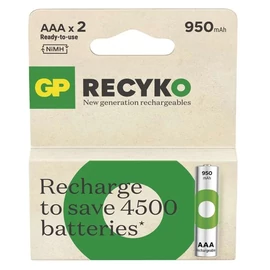 AAA 950mAh GP100AAAHCE-PP2 Recyko mikro akku Ni-Mh