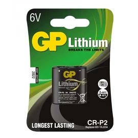 CRP2-C1 GP lítium fotó elem 6V bliszteres 35*19.5*36mm