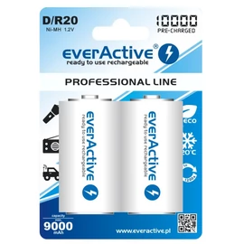D 9000mAh EverActive góliát akkumulátor Ni-Mh