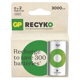 D 3000mAh GP300DHCR-PP2 Recyko góliát akku Ni-Mh