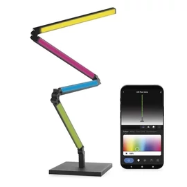 GoSmart LED állólámpa, fekete, 175 cm, meleg fehér / RGBIC WiFi GoSmart LED állólámpa, fekete, 175 cm, meleg fehér / RGBIC WiFi