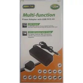 Hálózati adapter 12V-24V 6A USB porttal MRM-714 90WU Hálózati adapter 12V-24V 6A USB porttal MRM-714 90WU