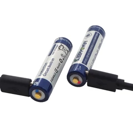 Keeppower AAA 1.5V Li-ion akku védő elektronikával USB csatlakozóval 667mAh