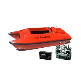 Twin Carp katamarán etetőhajó 2,4 GHz távirányítóval Twin Carp katamarán etetőhajó 2,4 GHz távirányítóval
