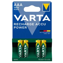 VARTA POWER akkumulátor mikro/ AAA 1000 mAh BL4 (4db-os)