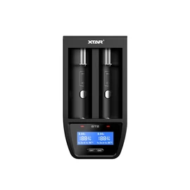 XTAR ST2 intelligens szuper gyors töltő két független csatornával XTAR ST2 intelligens szuper gyors töltő két független csatornával
