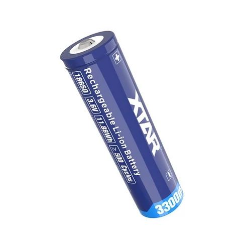 18650 XTAR Li-ion 3.6V 3300mAh akkumulátor védő elektronikával