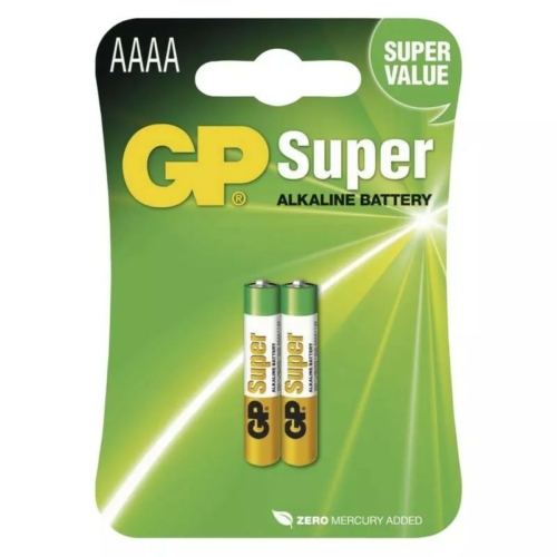 25A-C2 GP Super alkáli AAAA elem 1.5V bliszteres