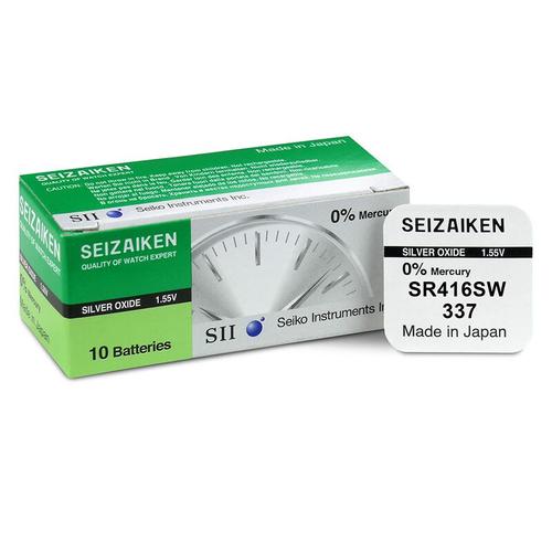 337/SR416SW Seiko/Seizaiken ezüst-oxid gombelem