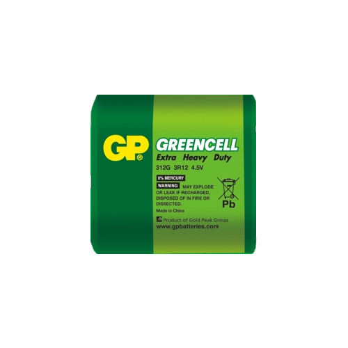 3R12 GP312G-S1 Greencell lapos elem 4.5V fóliás