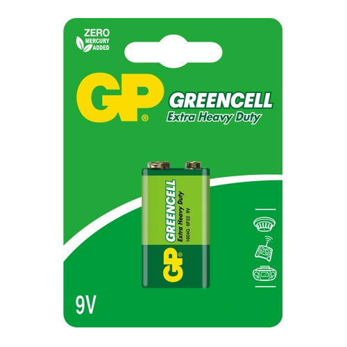 6F22 GP1604G-C1 Greencell 9V elem bliszteres