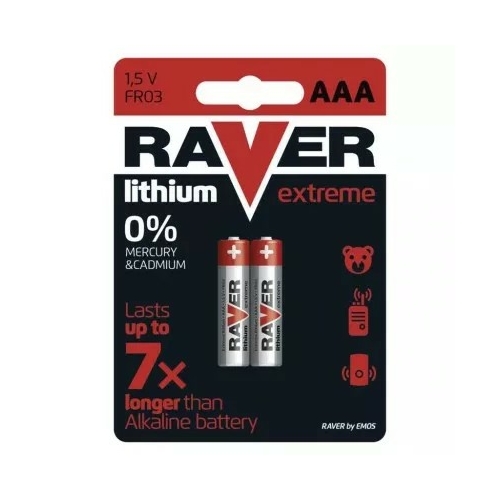 AAA FR03 Raver HR03 Lítium mikró elem 1.5V