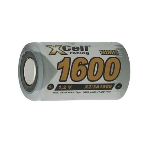 AF2/3 Xcell 160AFHR 1600mAh Ni-mh 17*28,5mm nagyáramú