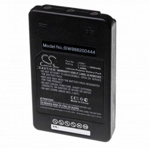 Akkumulátor daru távirányitóhoz 3.7V 2000mAh Li-Po LPM01 utángyártott