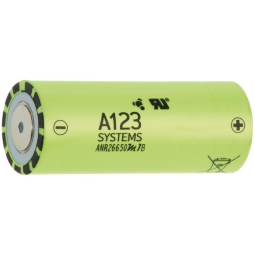 A123 ANR26650 3.2V LiFePO4 2500mAh akkumulátor 70A