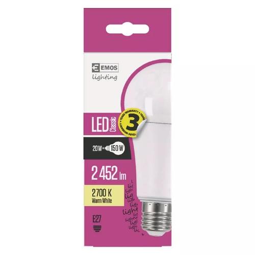 EMOS LED izzó A67 E27 20W 2700K