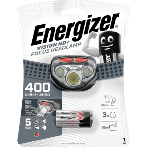 Energizer Vision HD Focus ledes fejlámpa 3xAAA 400LM