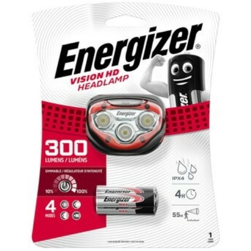 Energizer Vision HD ledes fejlámpa 3xAAA 300LM