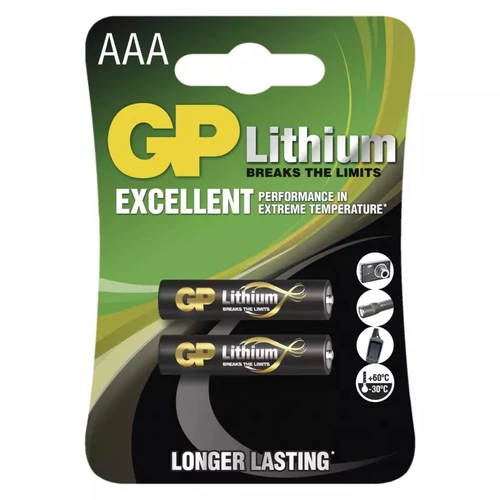 AAA FR03 GP HR03 Lítium mikró elem 1.5V