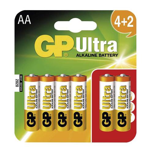 LR6 GP15AU-C4+2 Ultra ceruza elem bliszteres