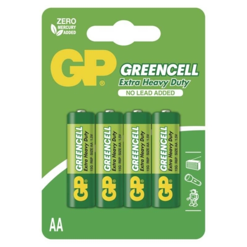 R6 GP15G-C4 Greencell ceruza elem bliszteres