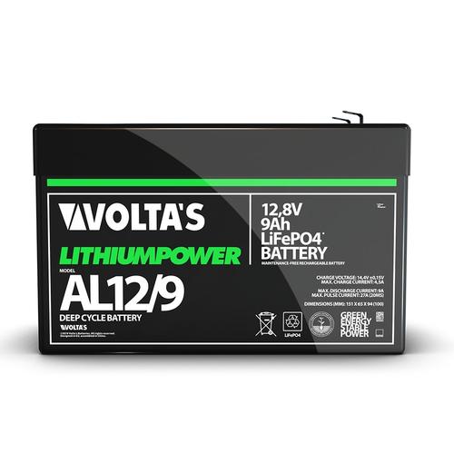 Voltas 12.8V 9Ah HD LiFePO4 lítium-vasfoszfát akkumulátor 151*65*95