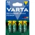 AA 2600mAh Varta ceruza akku 5716 Ni-Mh C4